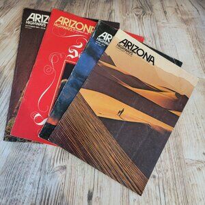 Arizona Highways Magazines - 1970's & 80's Bundle of 4